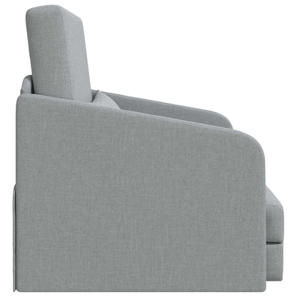 vidaXL Folding Sofa Bed Light Grey 65 x 80 x 83 cm Fabric 6