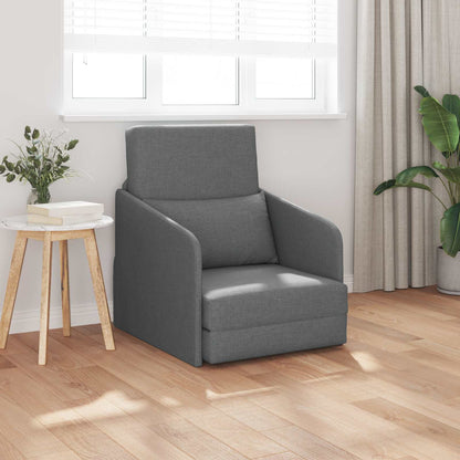 vidaXL Folding Sofa Bed Dark Grey 65 x 80 x 83 cm Fabric 3