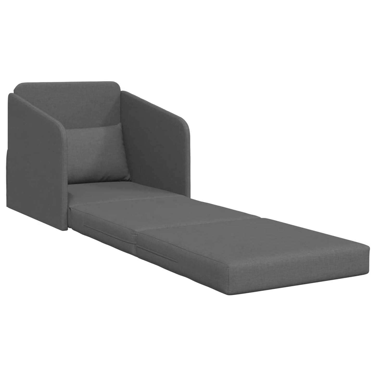 vidaXL Folding Sofa Bed Dark Grey 65 x 80 x 83 cm Fabric 4