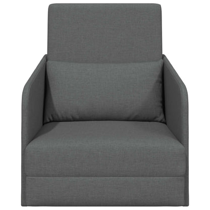 vidaXL Folding Sofa Bed Dark Grey 65 x 80 x 83 cm Fabric 5