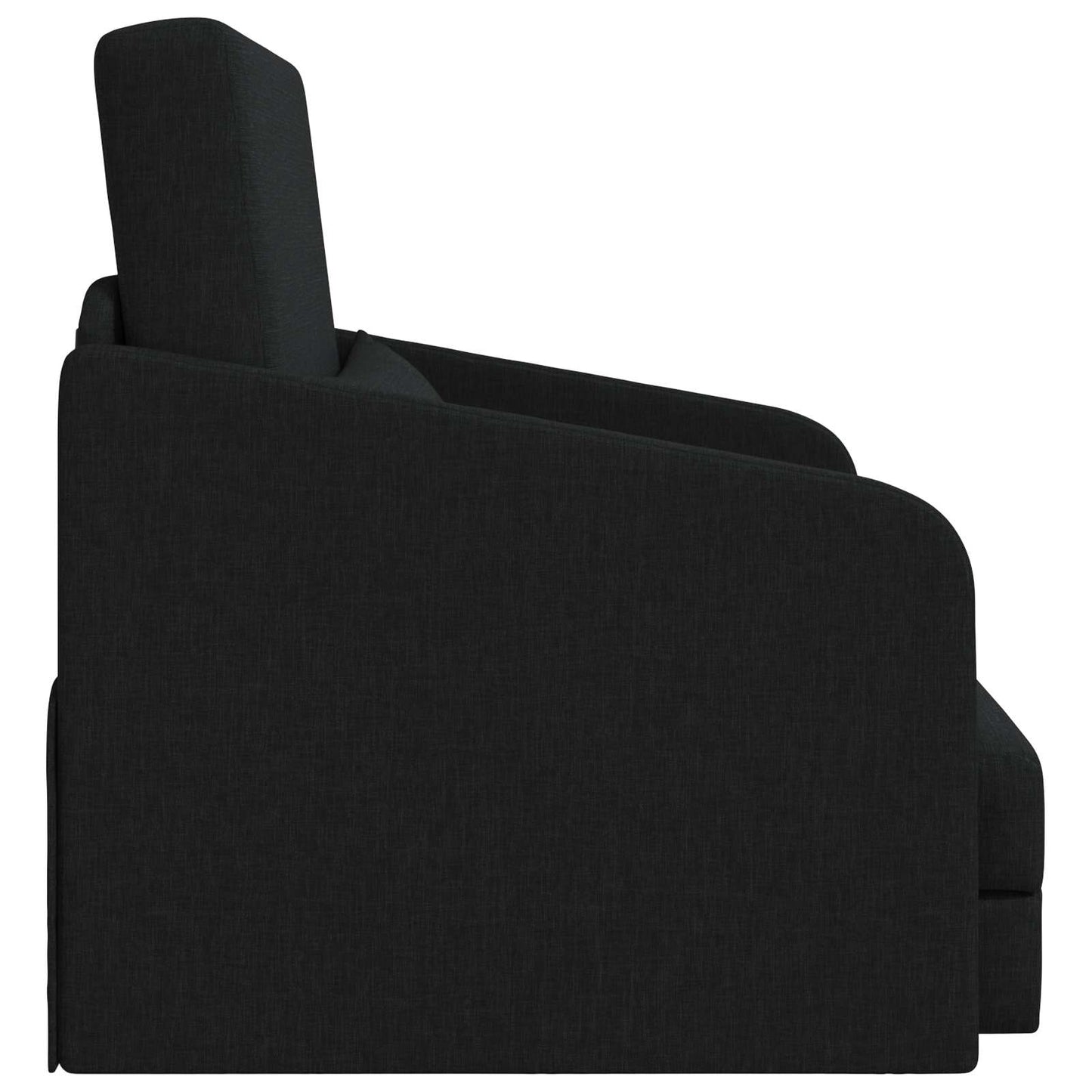 vidaXL Folding Sofa Bed Black 65 x 80 x 83 cm Fabric 6