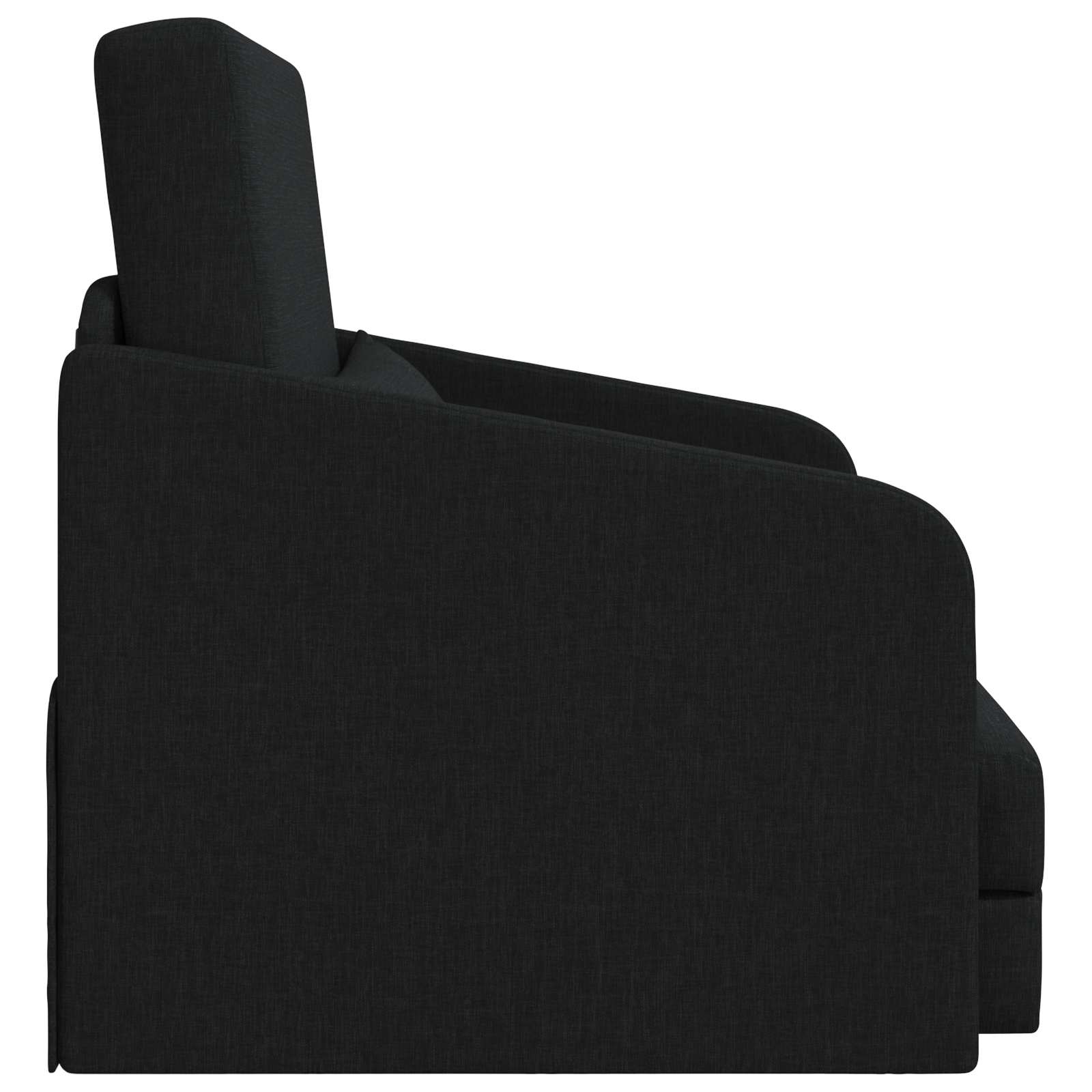 vidaXL Folding Sofa Bed Black 65 x 80 x 83 cm Fabric 6