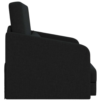 vidaXL Folding Sofa Bed Black 65 x 80 x 83 cm Fabric 6