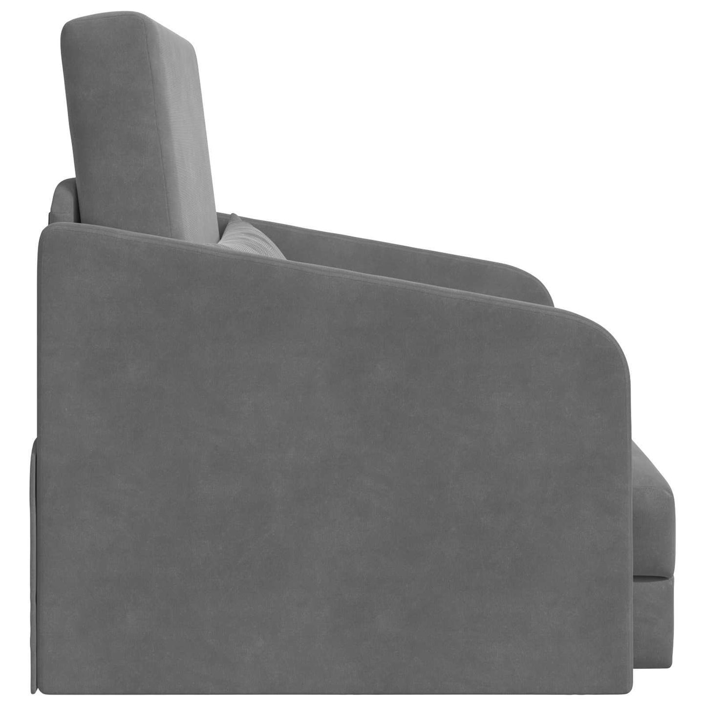 vidaXL Folding Sofa Bed Dark Grey 65 x 80 x 83 cm Velvet 6
