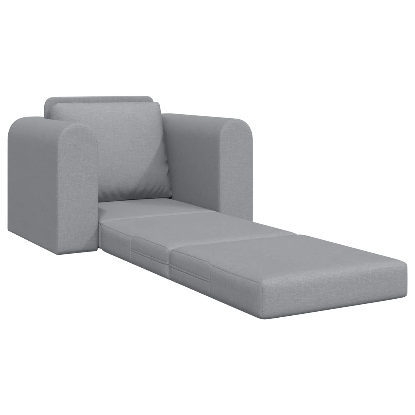 vidaXL Folding Sofa Bed Light Grey 98 x 71 x 83 cm Fabric 4