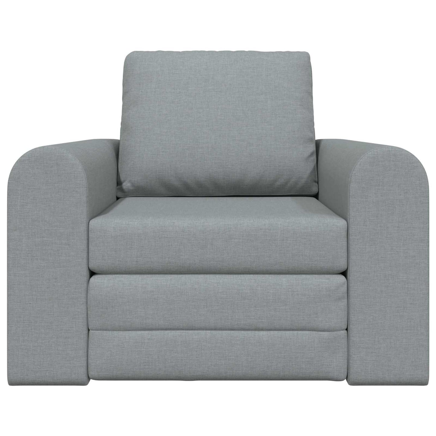 vidaXL Folding Sofa Bed Light Grey 98 x 71 x 83 cm Fabric 5