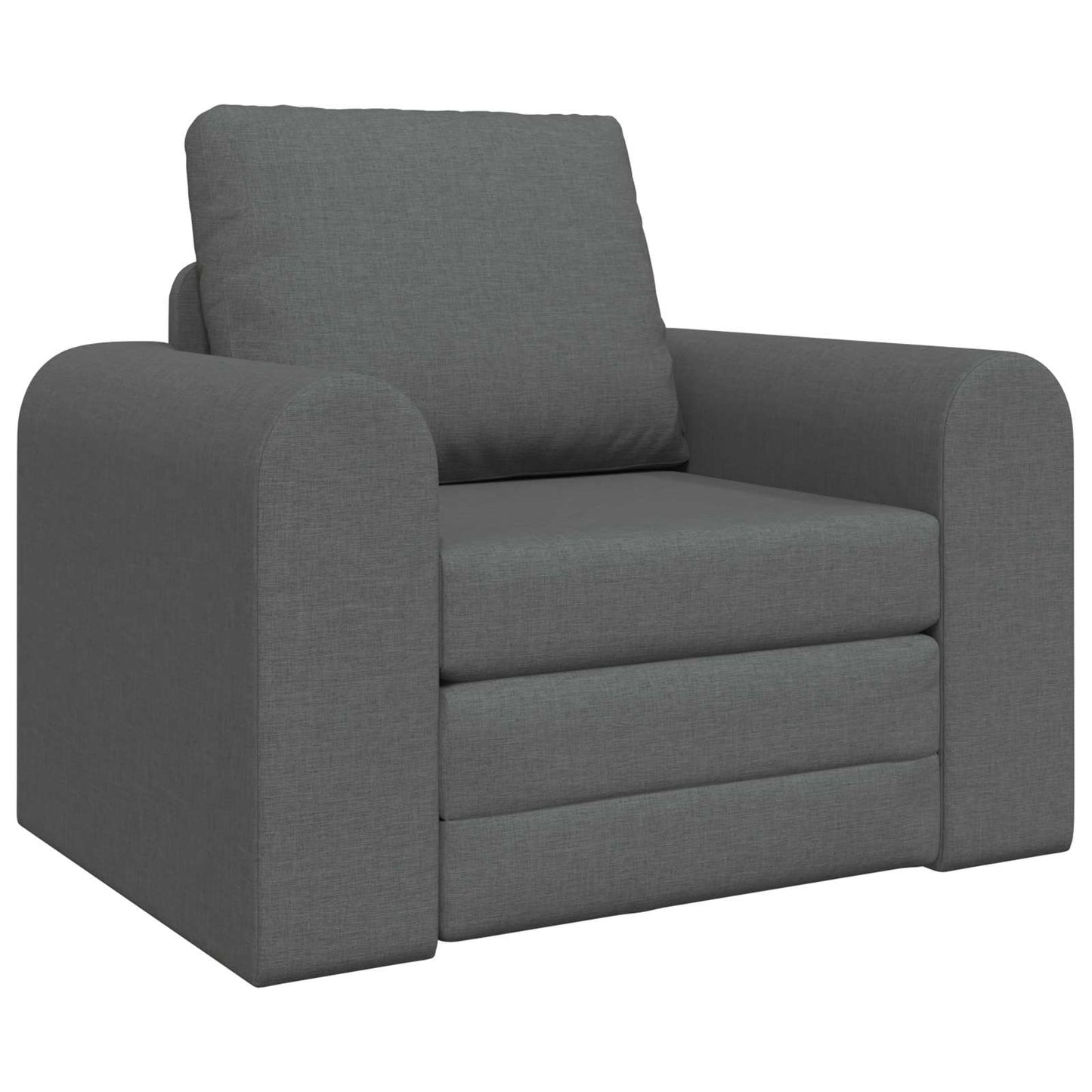 vidaXL Folding Sofa Bed Dark Grey 98 x 71 x 83 cm Fabric 2