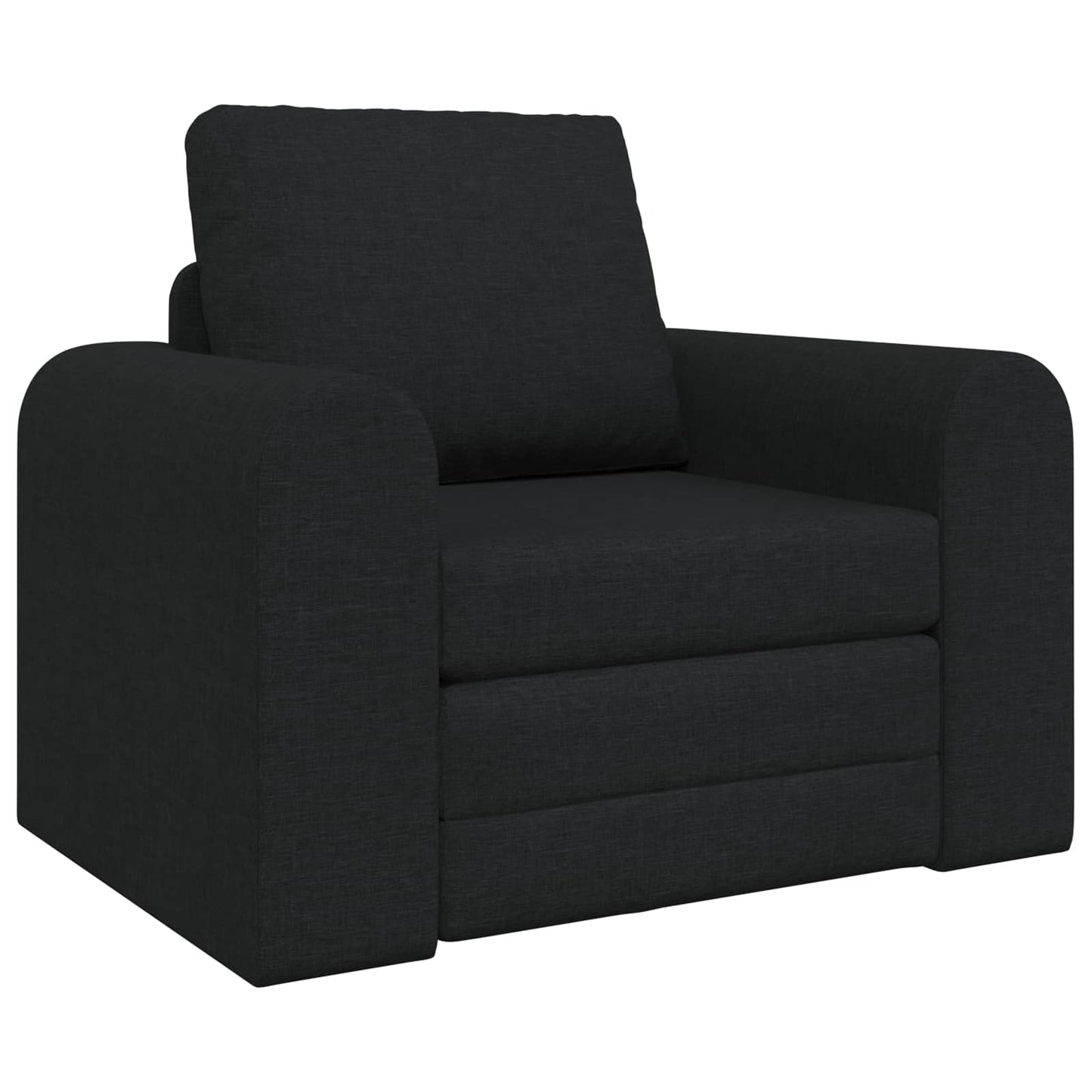 vidaXL Folding Sofa Bed Black 98 x 71 x 83 cm Fabric 2