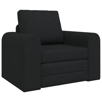 vidaXL Folding Sofa Bed Black 98 x 71 x 83 cm Fabric 2