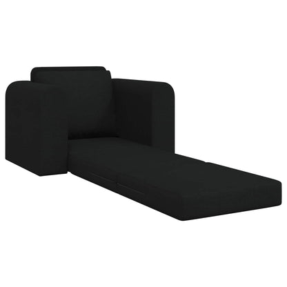 vidaXL Folding Sofa Bed Black 98 x 71 x 83 cm Fabric 4