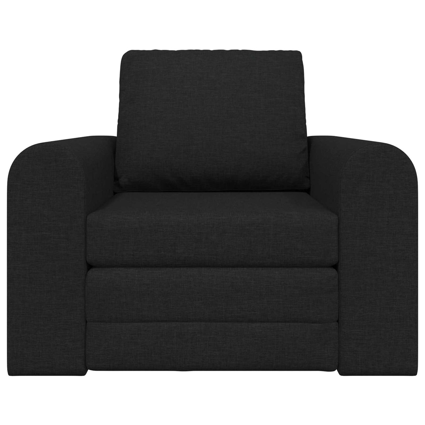 vidaXL Folding Sofa Bed Black 98 x 71 x 83 cm Fabric 5