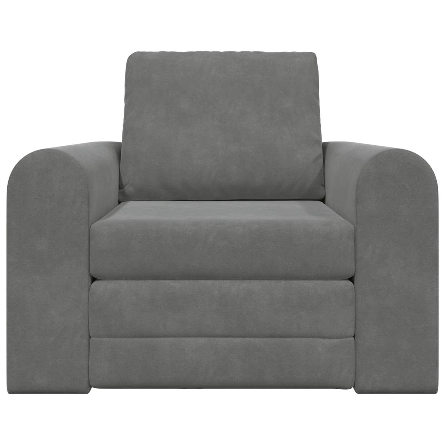 vidaXL Folding Sofa Bed Dark Grey 98 x 71 x 83 cm Velvet 5