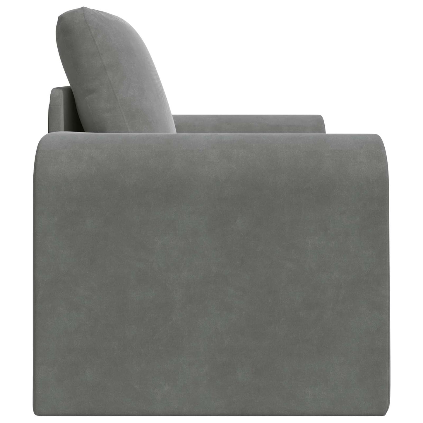vidaXL Folding Sofa Bed Dark Grey 98 x 71 x 83 cm Velvet 6