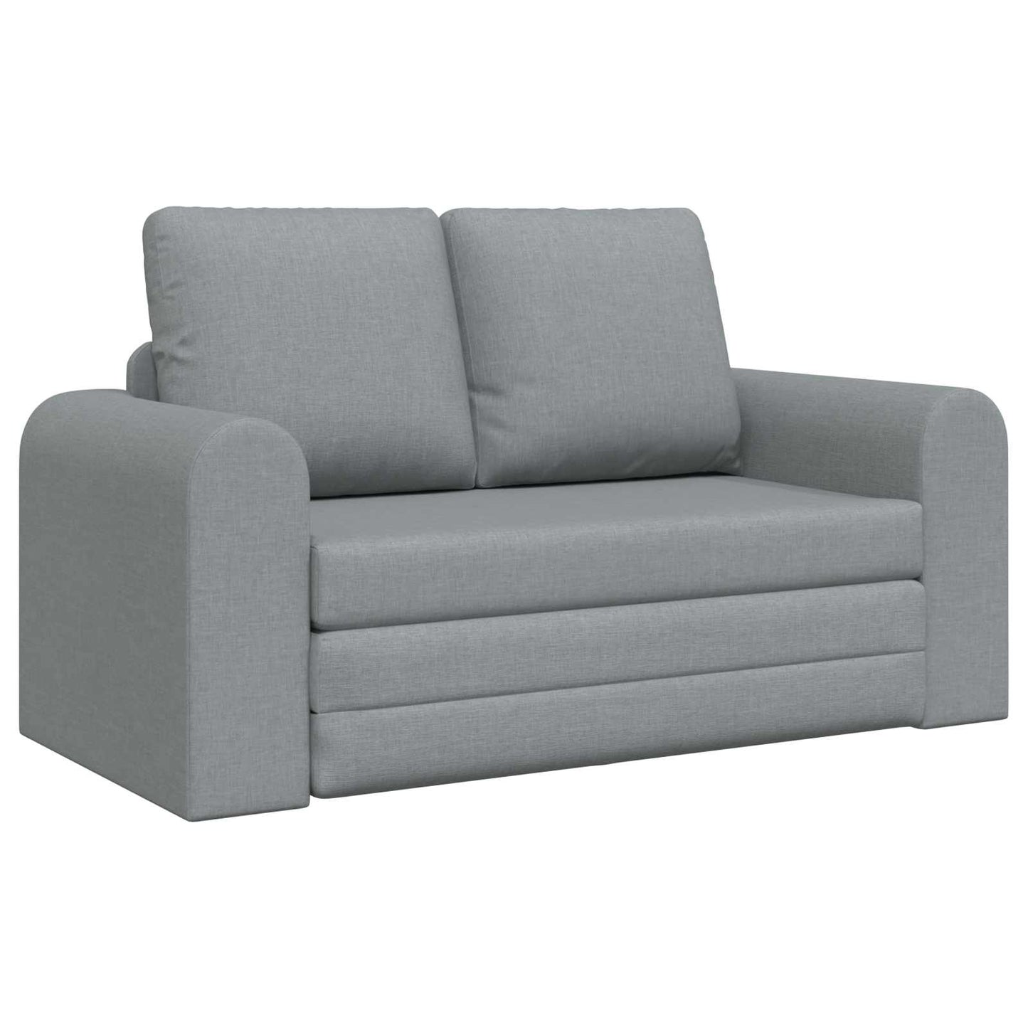 vidaXL Folding Sofa Bed Light Grey 148 x 71 x 83 cm Fabric 2