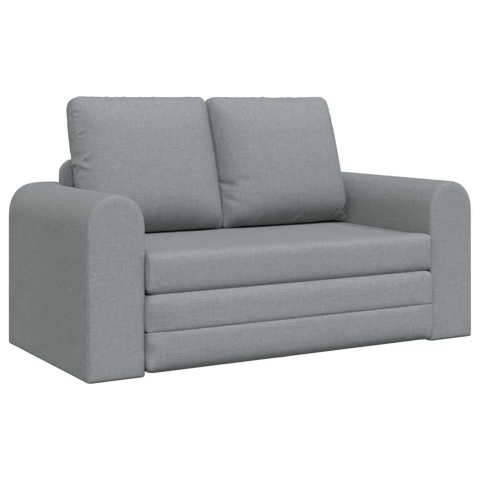 vidaXL Folding Sofa Bed Light Grey 148 x 71 x 83 cm Fabric 2
