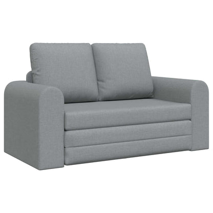 vidaXL Folding Sofa Bed Light Grey 148 x 71 x 83 cm Fabric 2