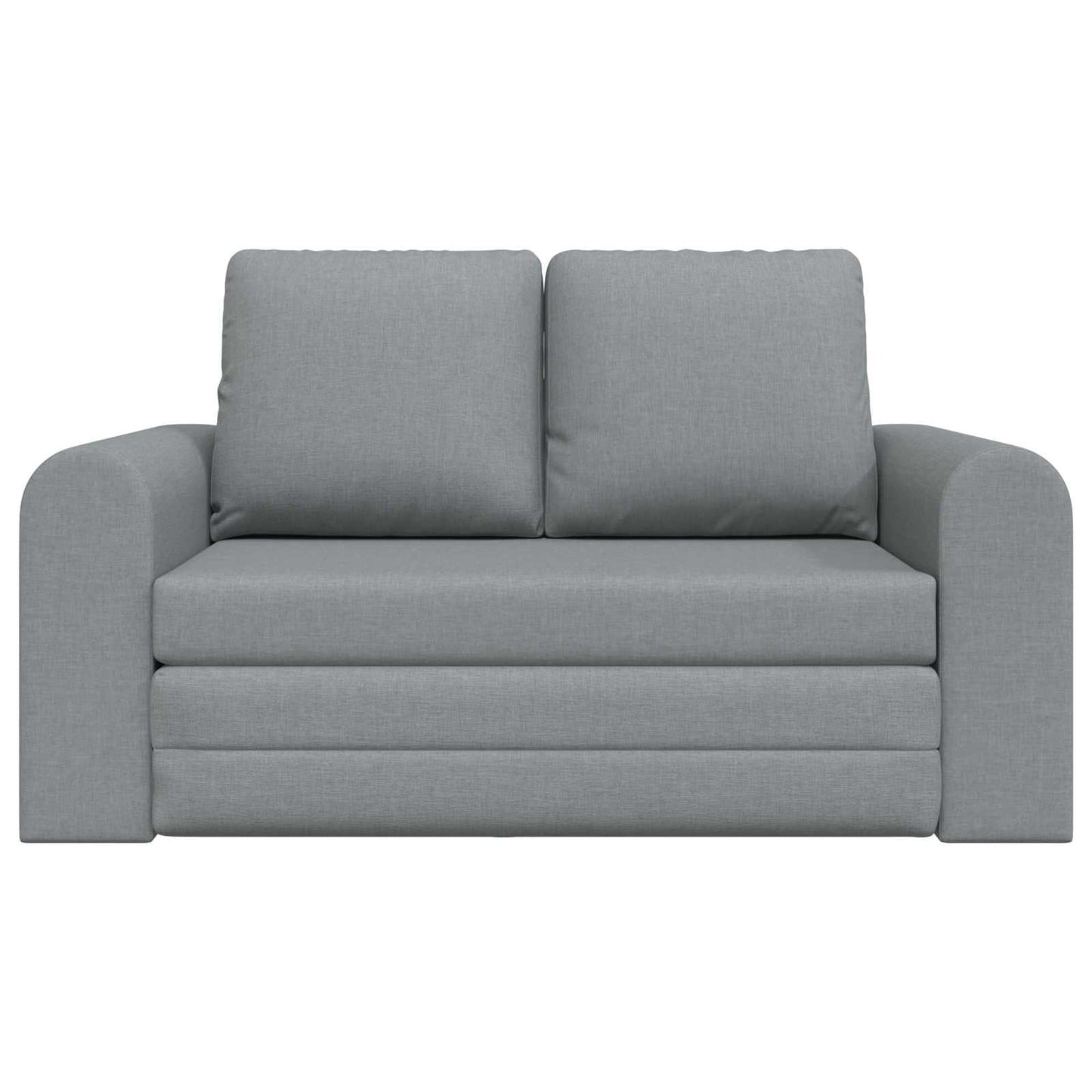 vidaXL Folding Sofa Bed Light Grey 148 x 71 x 83 cm Fabric 5