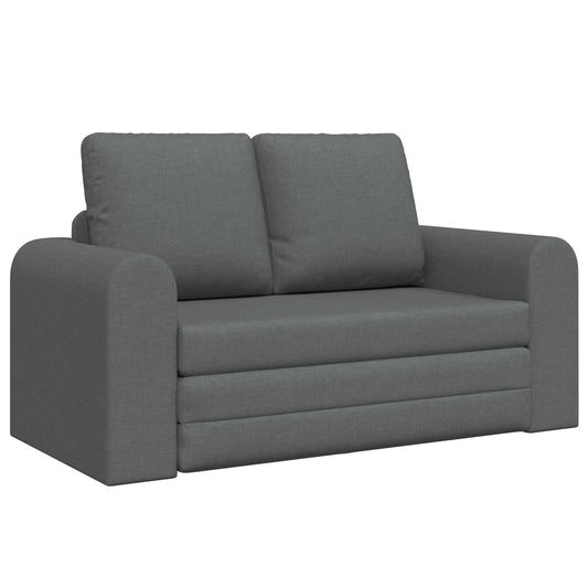 Folding Sofa Bed 148 x 71 x 83 cm Fabric Dark grey