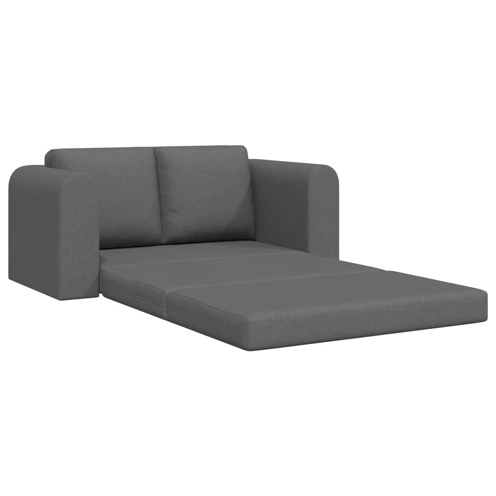 vidaXL Folding Sofa Bed Dark Grey 148 x 71 x 83 cm Fabric 4