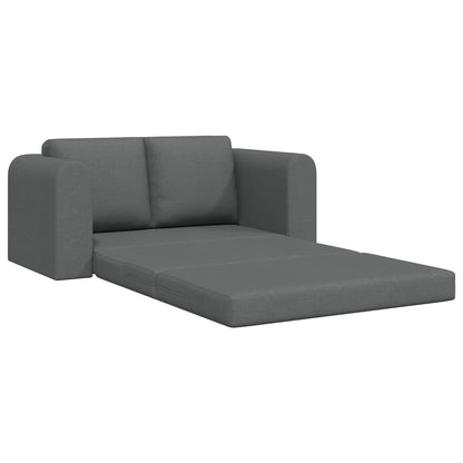 vidaXL Folding Sofa Bed Dark Grey 148 x 71 x 83 cm Fabric 4