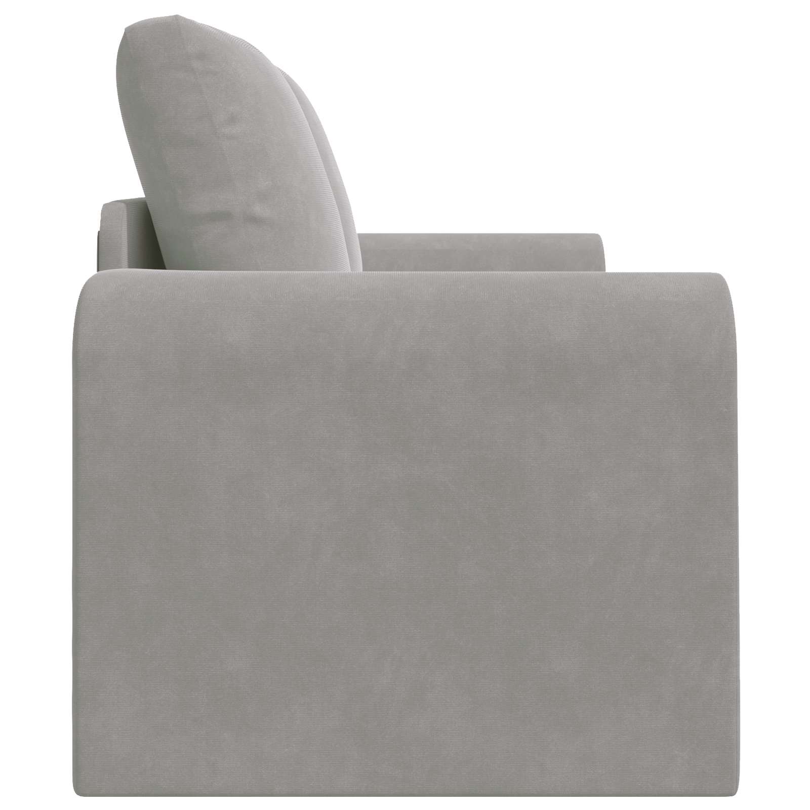 vidaXL Folding Sofa Bed Light Grey 148 x 71 x 83 cm Velvet 6