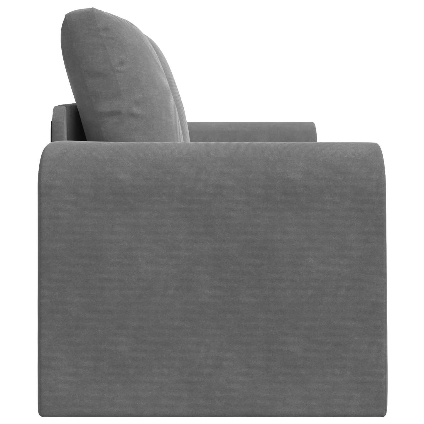 vidaXL Folding Sofa Bed Dark Grey 148 x 71 x 83 cm Velvet 6