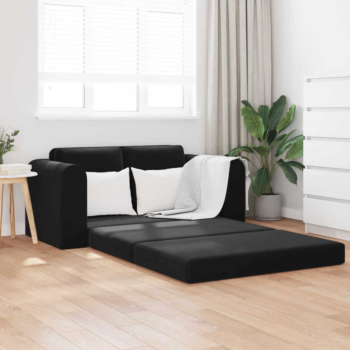 vidaXL Folding Sofa Bed 148 x 71 x 83 cm Velvet
