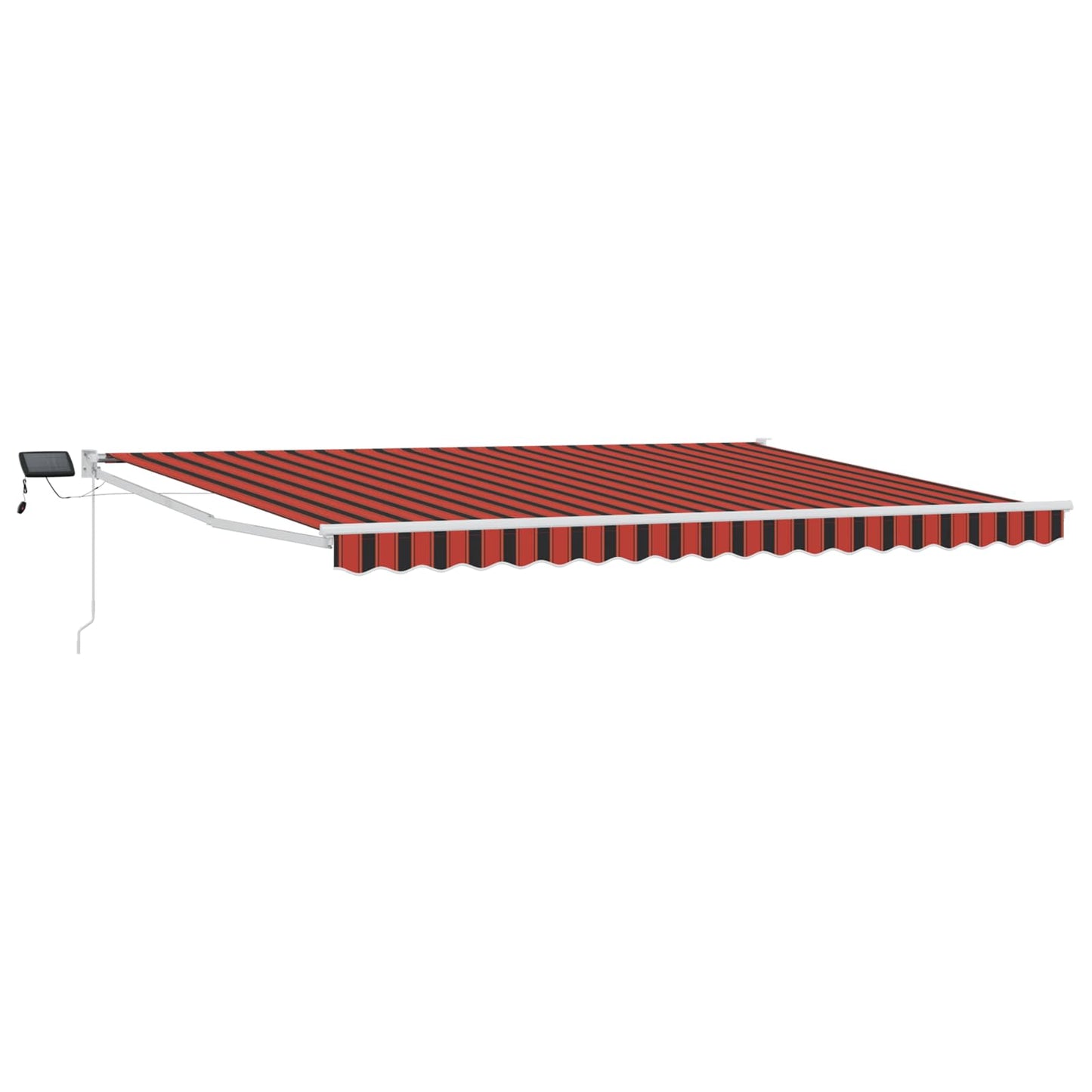 vidaXL Manual Retractable Awning with LEDs 5 x 3 m 2