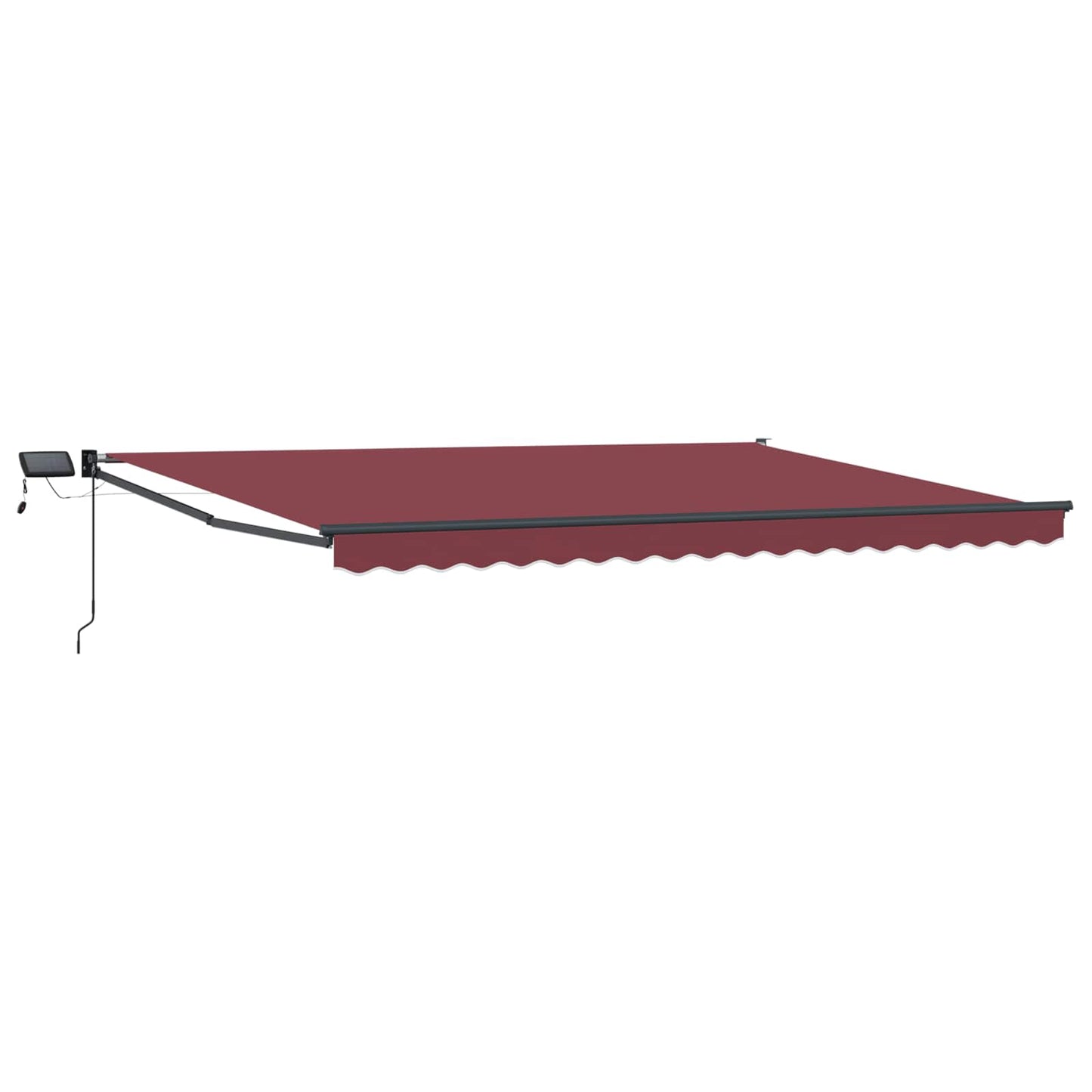vidaXL Manual Retractable Awning with LEDs 5 x 3 m 2