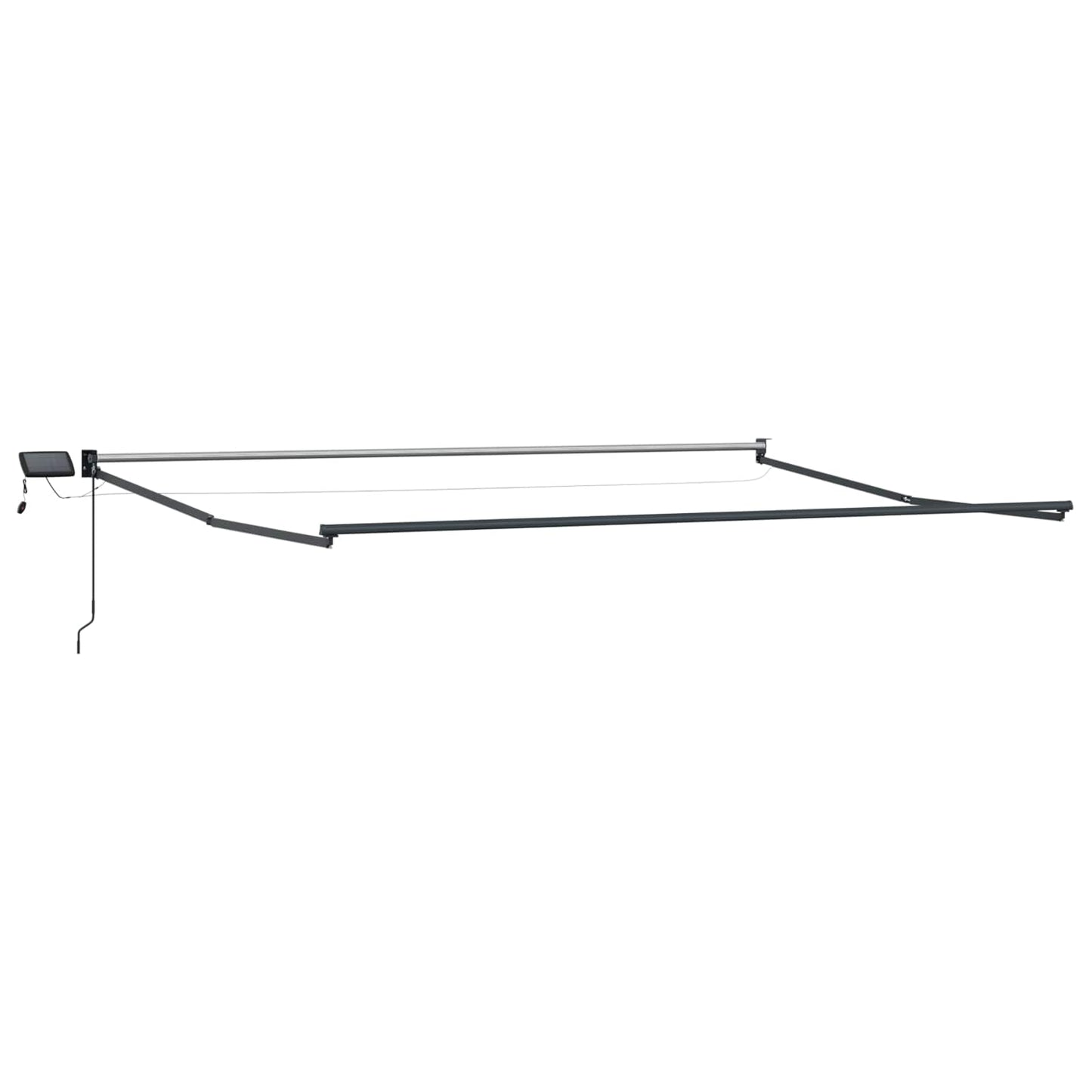 vidaXL Manual Retractable Awning with LEDs 5 x 3 m 4
