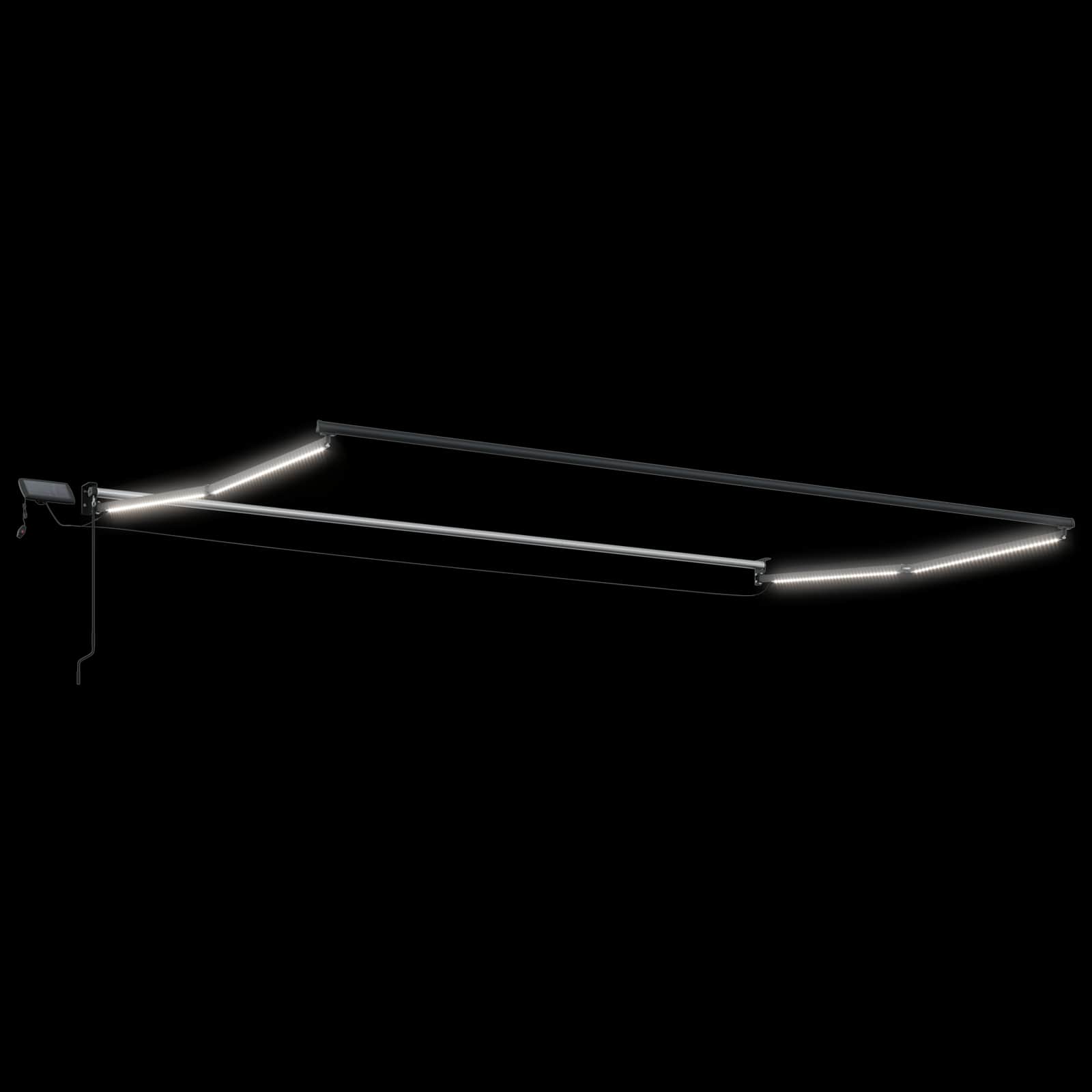vidaXL Manual Retractable Awning with LEDs 5 x 3 m 6