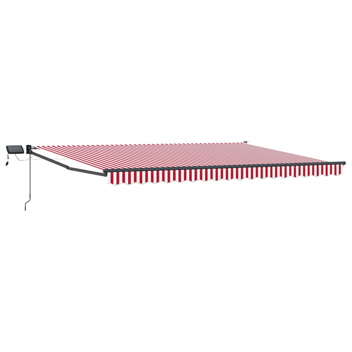 vidaXL Manual Retractable Awning with LEDs 5 x 3 m 2