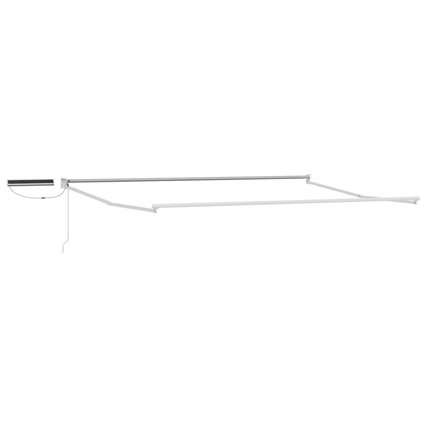 vidaXL Electric Retractable Awning Blue and White 4 x 3 m 3