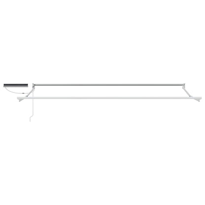 vidaXL Electric Retractable Awning Yellow and White 4 x 3 m 5