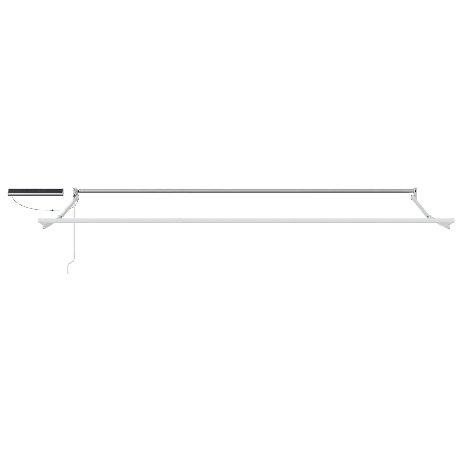 vidaXL Electric Retractable Awning Anthracite and White 4 x 3 m 5