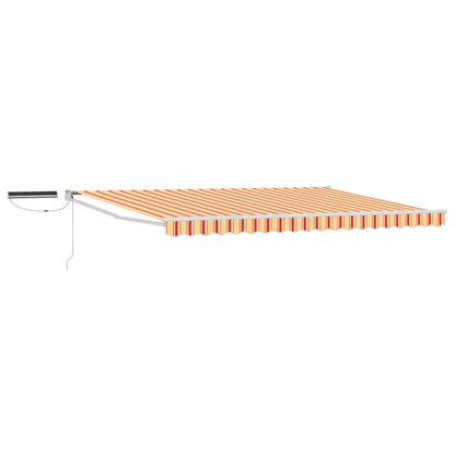vidaXL Electric Retractable Awning Multicolour 4 x 3 m 2