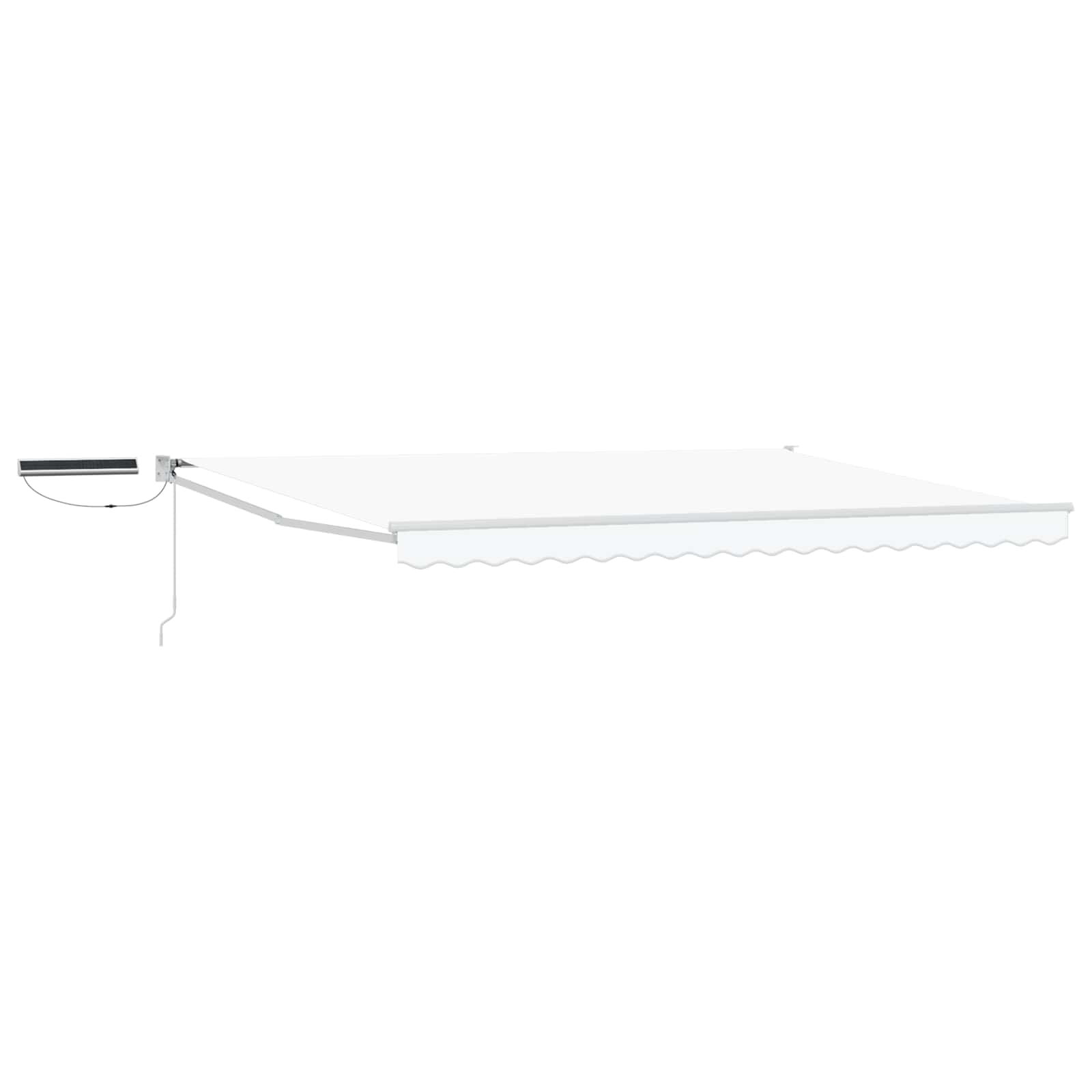 vidaXL Electric Retractable Awning White 4 x 3 m 2
