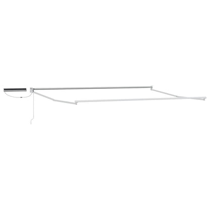 vidaXL Electric Retractable Awning White 4 x 3 m 3