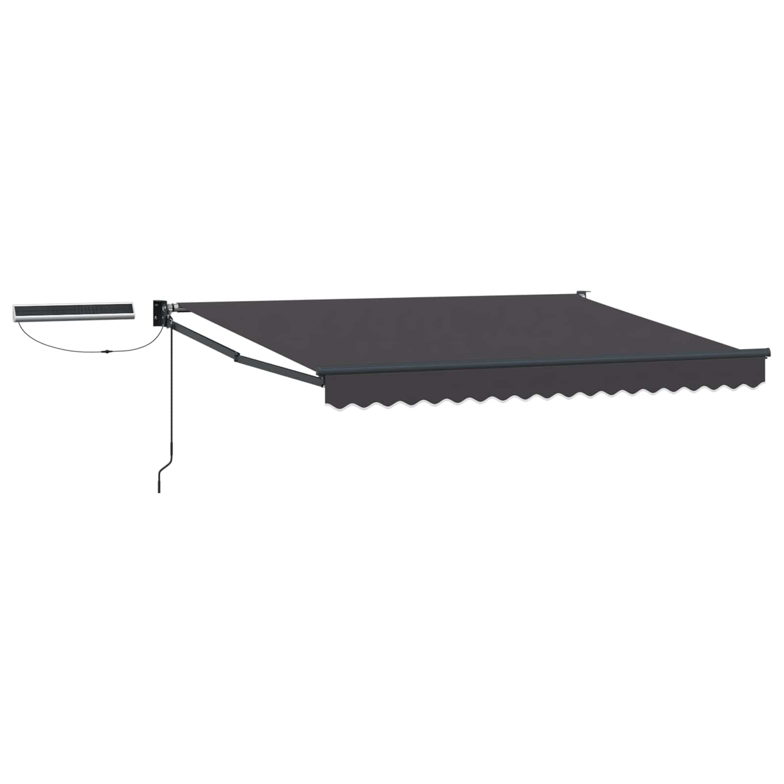 vidaXL Electric Retractable Awning Anthracite 3 x 2.5 m 2