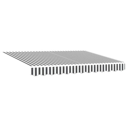 vidaXL Electric Retractable Awning Anthracite and White 3 x 2.5 m 4