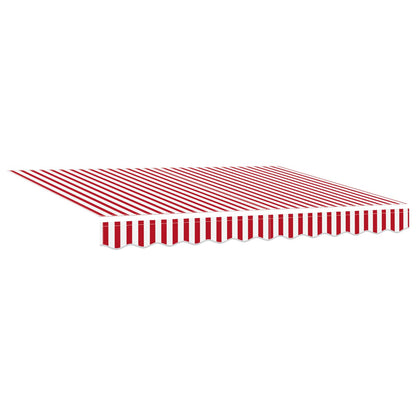 vidaXL Electric Retractable Awning Red, White and Anthracite 3 x 2.5 m 4