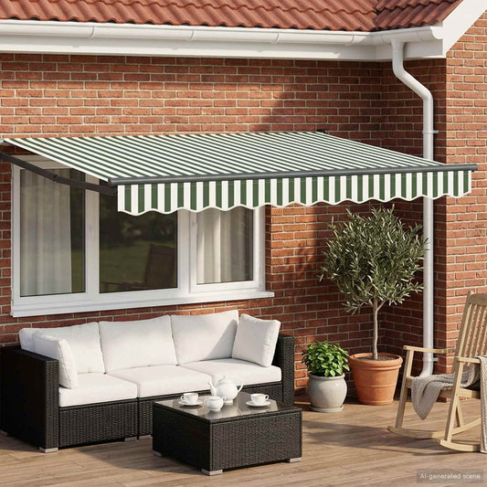 vidaXL Electric Retractable Awning 3 x 2.5 m 1