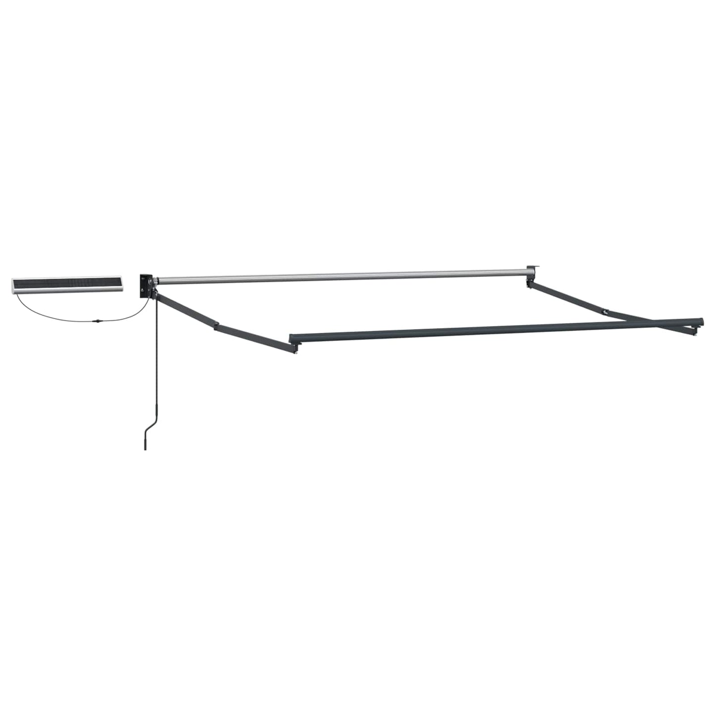 vidaXL Electric Retractable Awning Multicolour 3.5 x 2.5 m 2