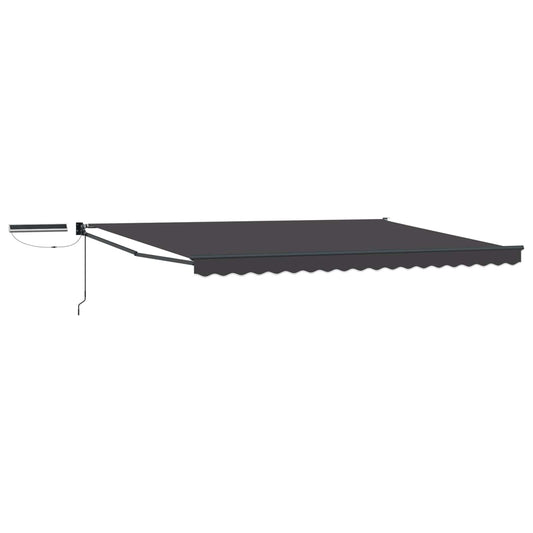 vidaXL Electric Retractable Awning Anthracite 4 x 3 m 2