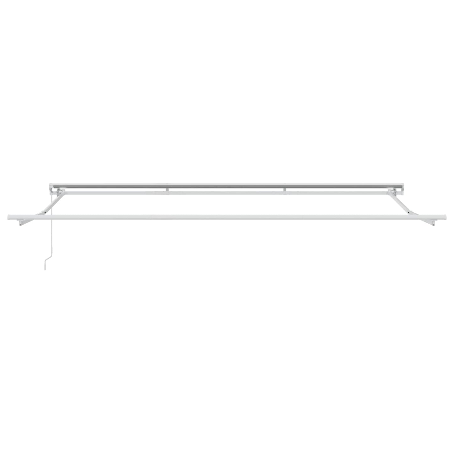 vidaXL Manual Retractable Awning Orange 5 x 3 m 5