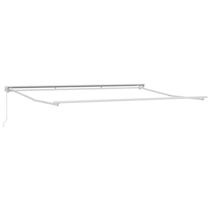 vidaXL Manual Retractable Awning Yellow and Orange 5 x 3 m 3