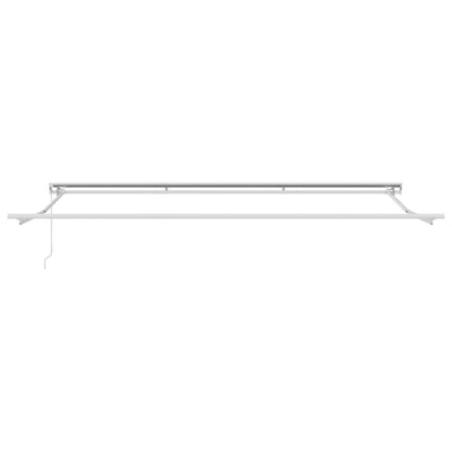 vidaXL Manual Retractable Awning Yellow and Orange 5 x 3.5 m 5