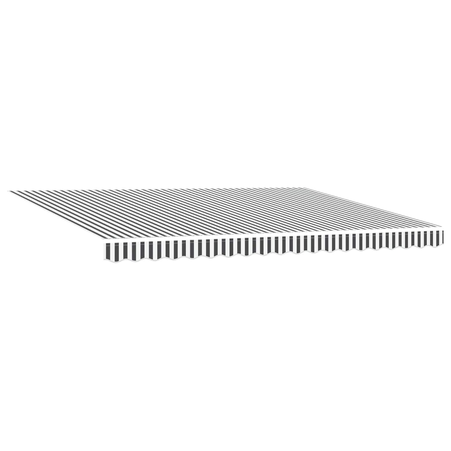 vidaXL Manual Awning Frame with LEDs Anthracite and White 4.5 x 3.5 m 5