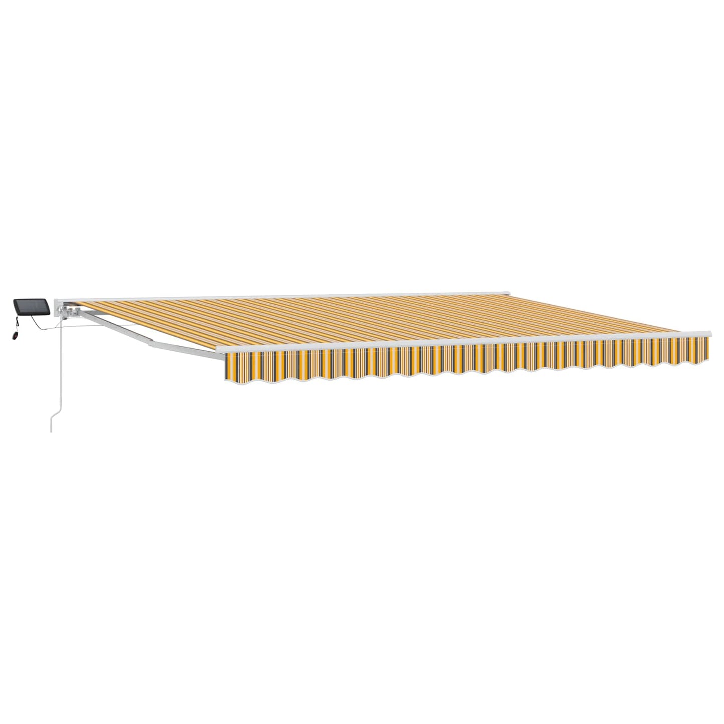 vidaXL Manual Awning Frame with LEDs 4.5 x 3.5 m 2