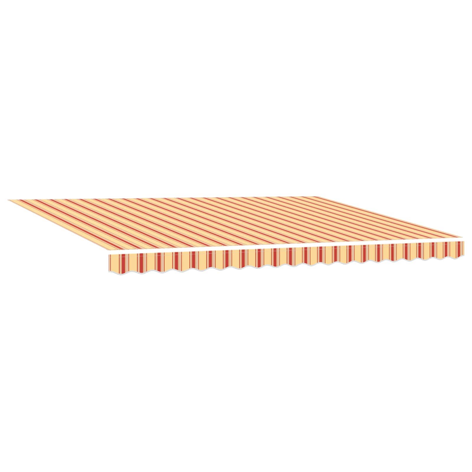 vidaXL Manual Awning Frame with LEDs 5 x 3.5 m 5